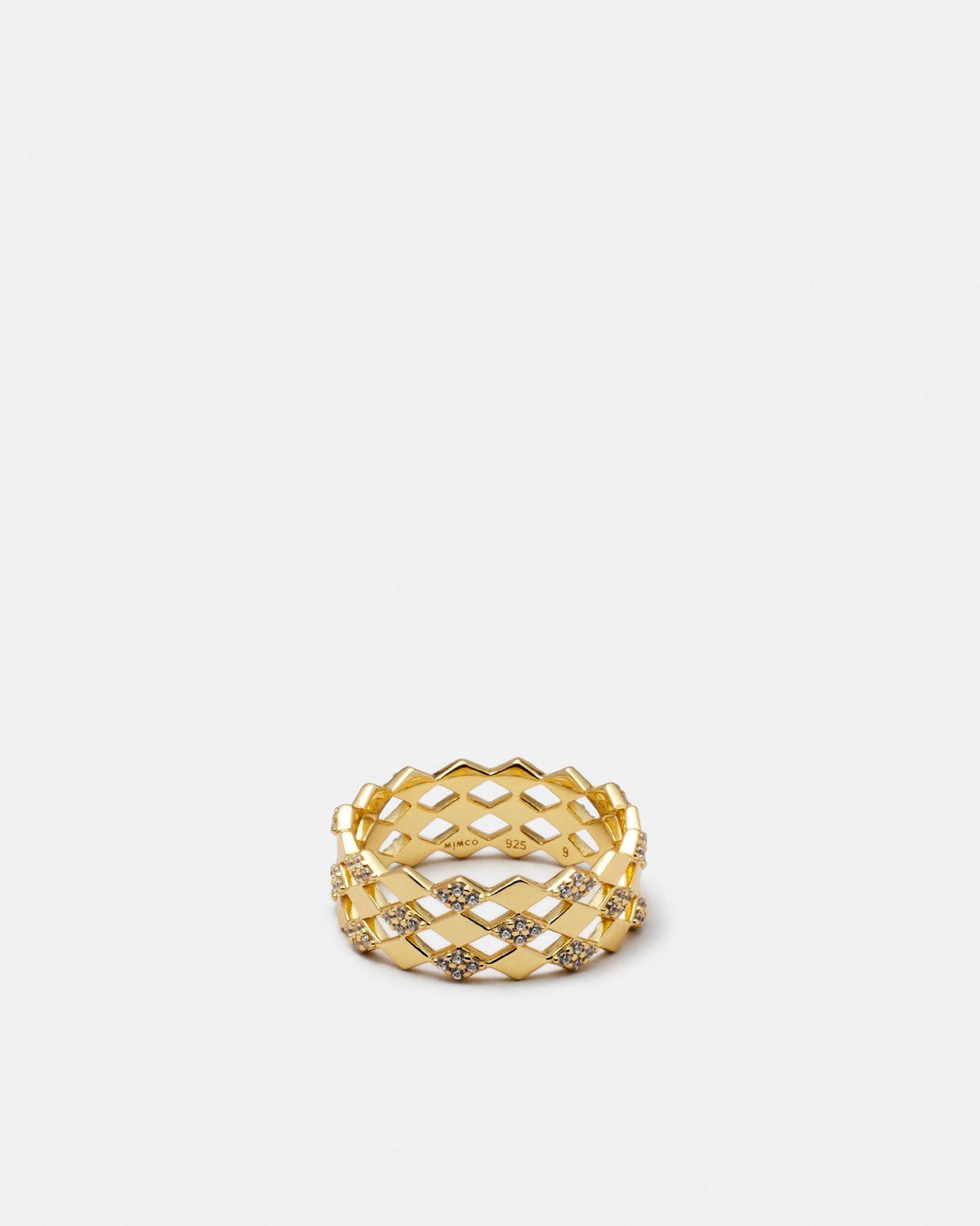Ace Cage Ring - Gold