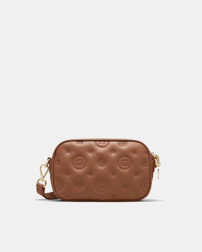 Flashback Leather Crossbody Bag - Mousse