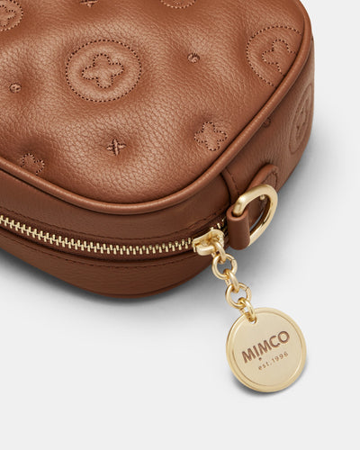 Flashback Leather Crossbody Bag - Mousse