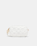Flashback Leather Crossbody Bag - White