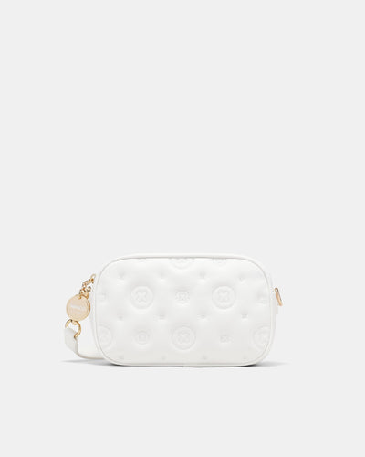 Flashback Leather Crossbody Bag - White