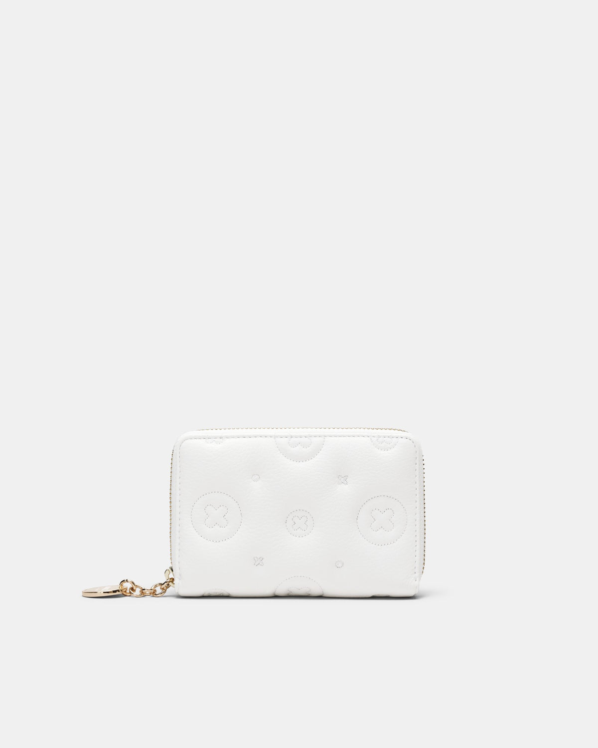 Flashback Leather Medium Wallet - White