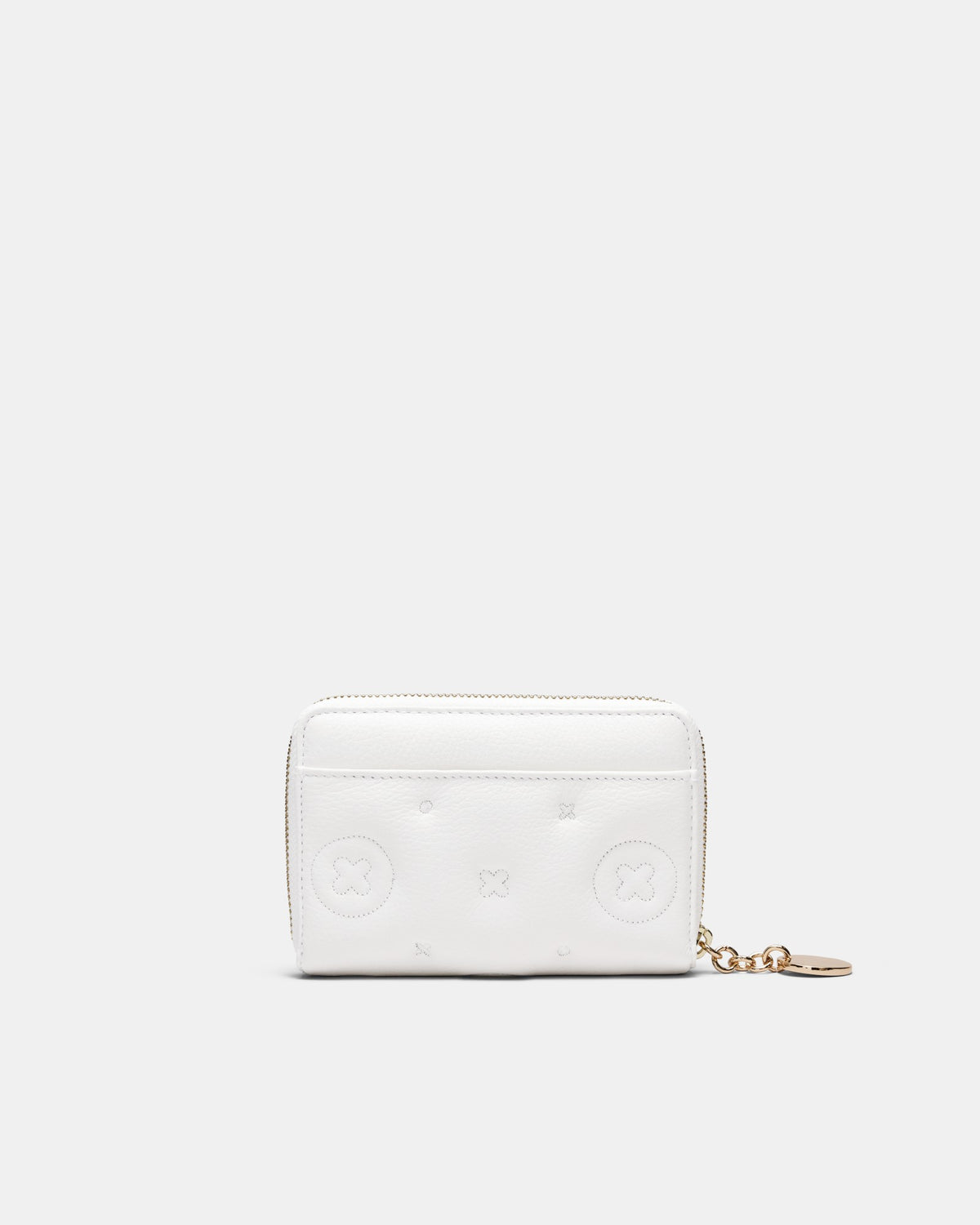 Flashback Leather Medium Wallet - White