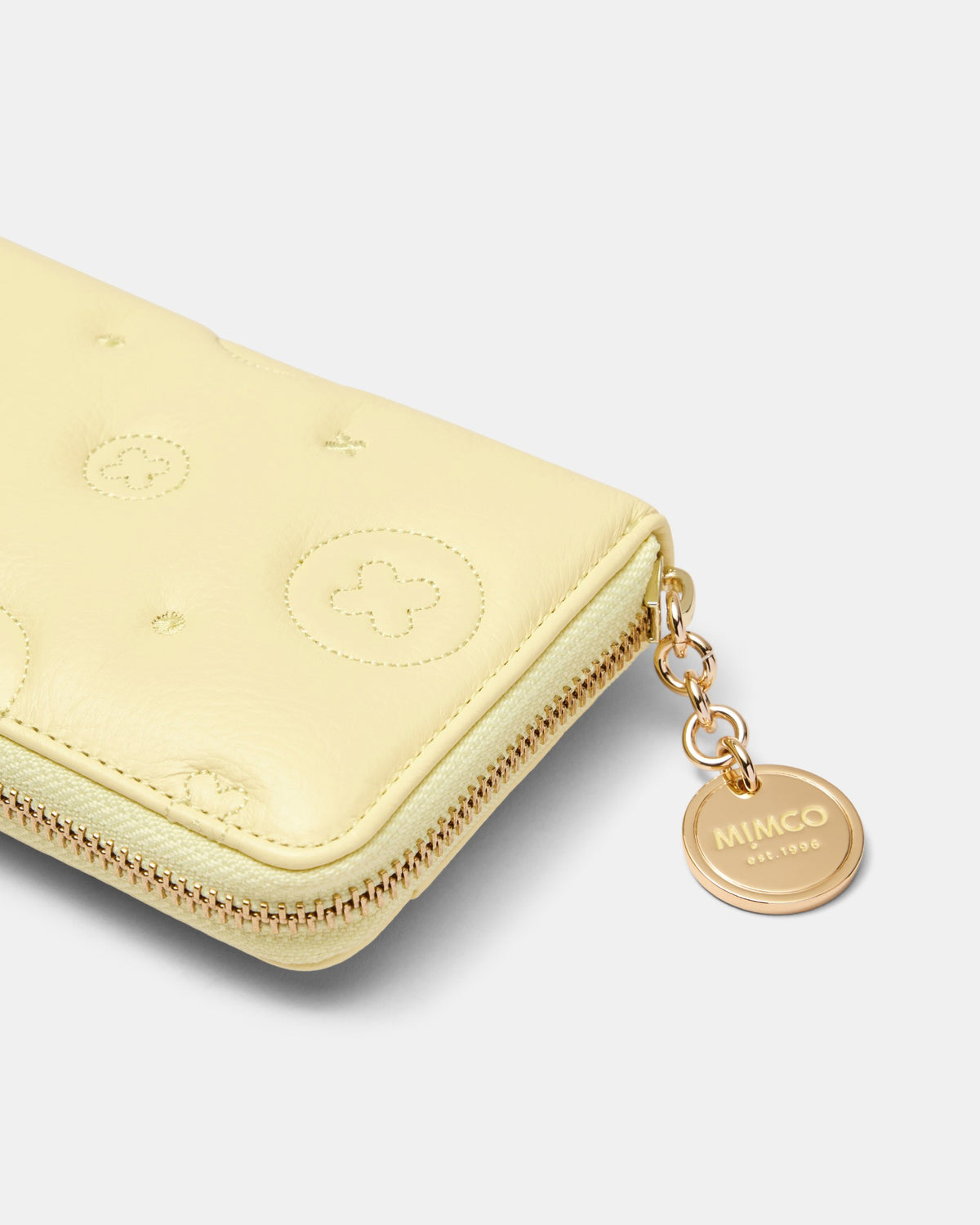 Flashback Leather Medium Wallet - Lemon Crush