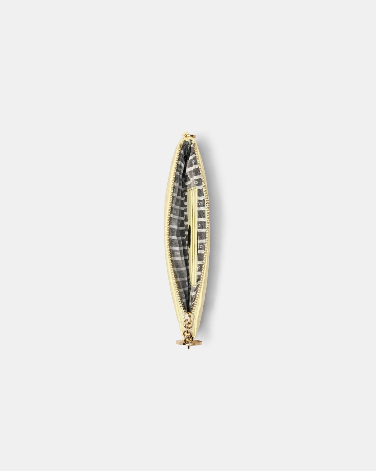 Flashback Leather Wristlet Pouch - Lemon Crush
