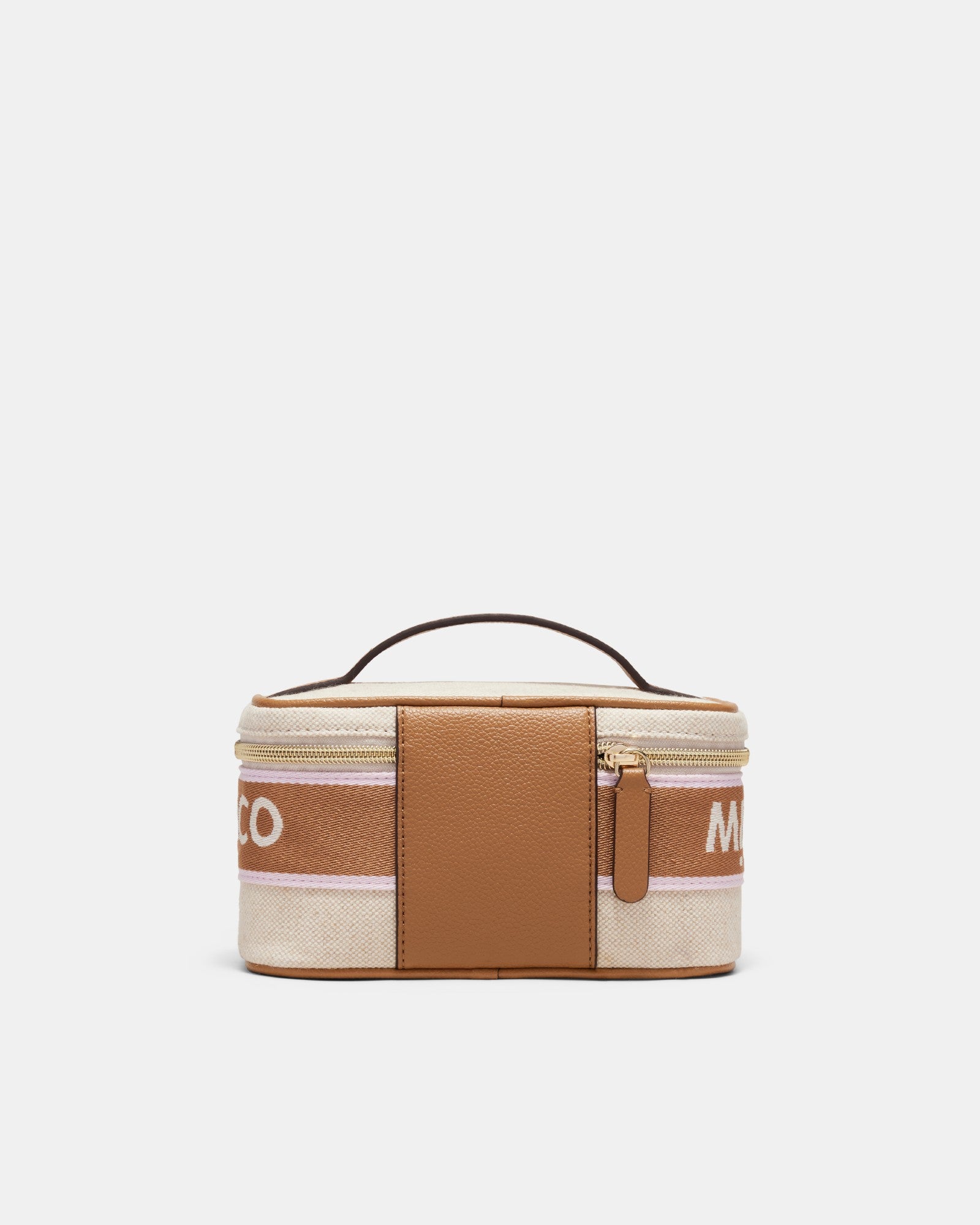 Stevie Cosmetic Bag - Natural Caramel