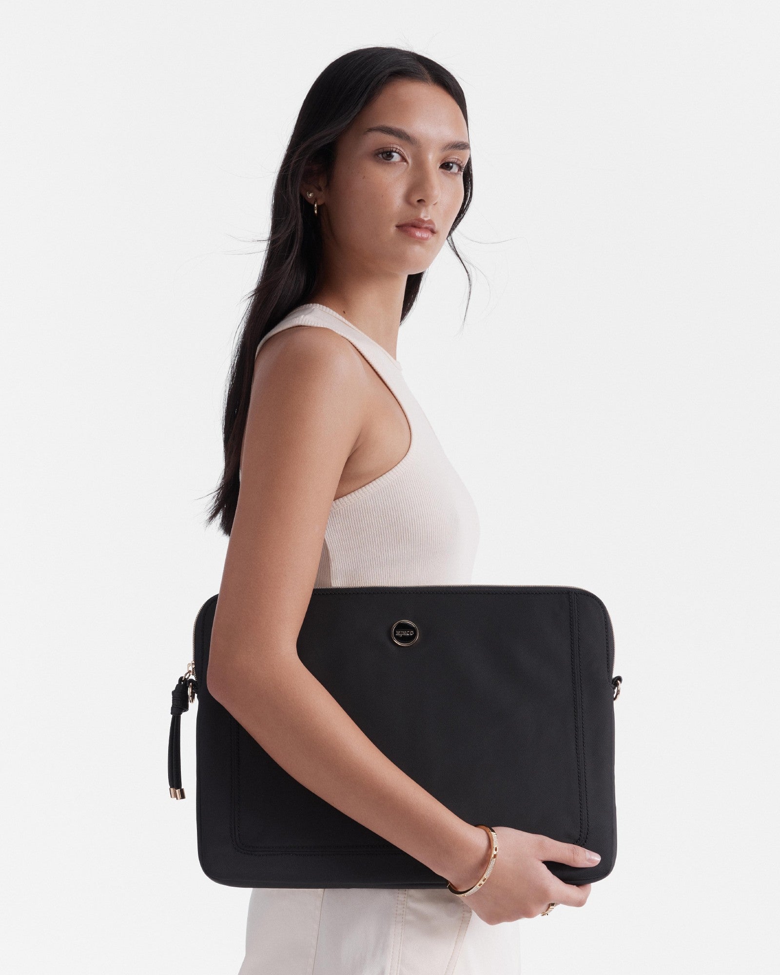 Nextalgia Laptop Bag - Black Light Gold