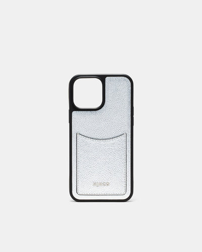 Joy Card Phone Case For iPhone 13 Pro Max - Silver