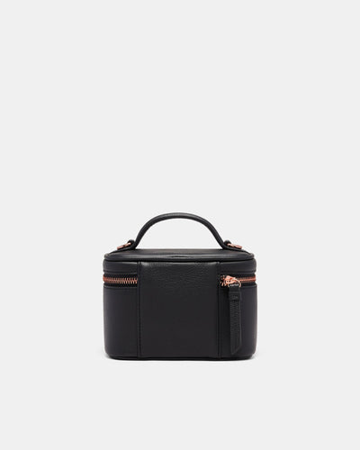 Hendrix Cosmetic Bag - Black Rose Gold