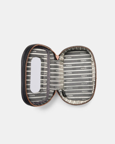 Hendrix Cosmetic Bag - Black Rose Gold