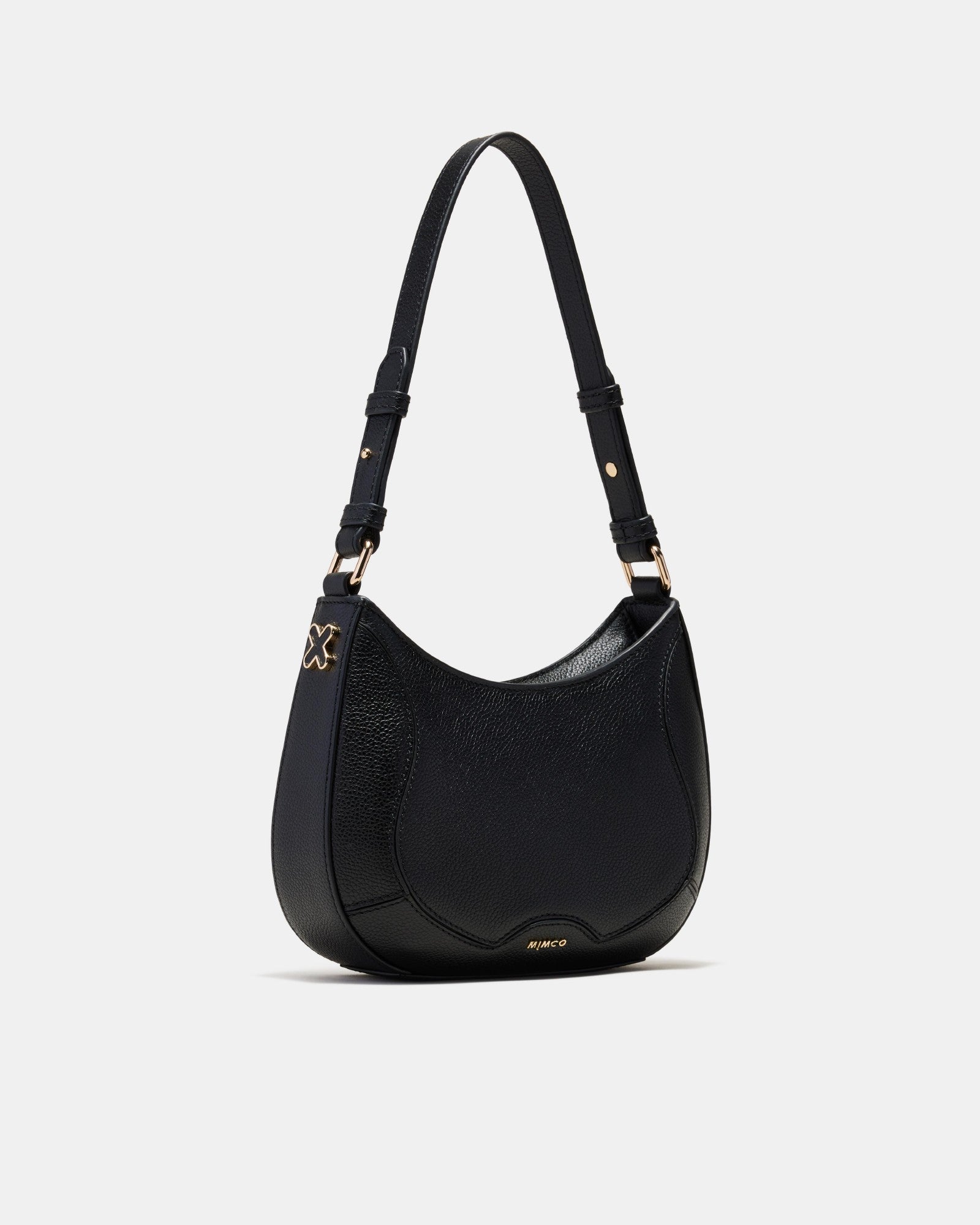 Betsy Shoulder Bag - Black Light Gold