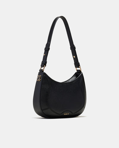 Betsy Shoulder Bag - Black Light Gold