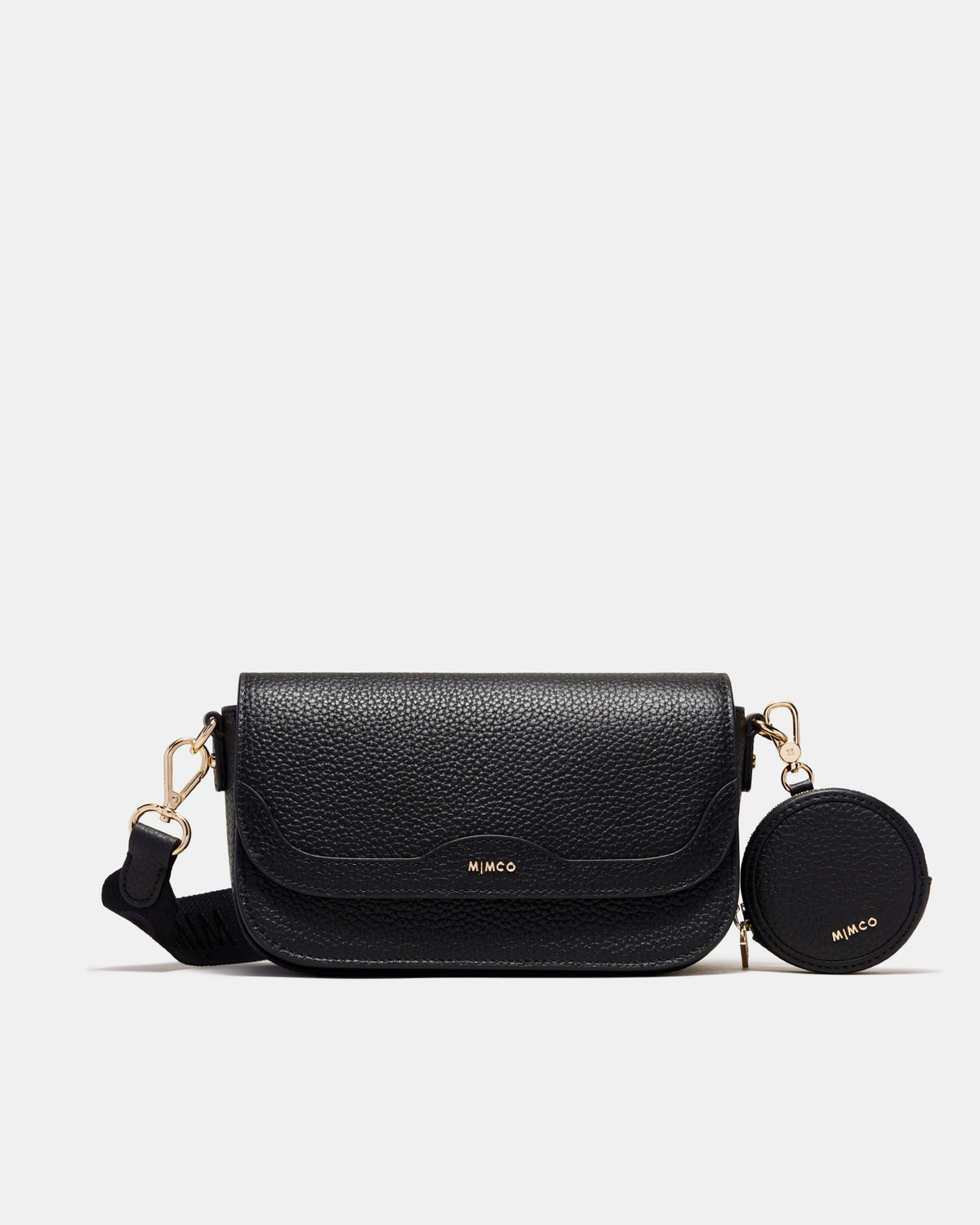 Jett Concertina Crossbody Bag - Black Light Gold