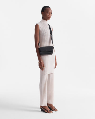 Jett Concertina Crossbody Bag - Black Light Gold