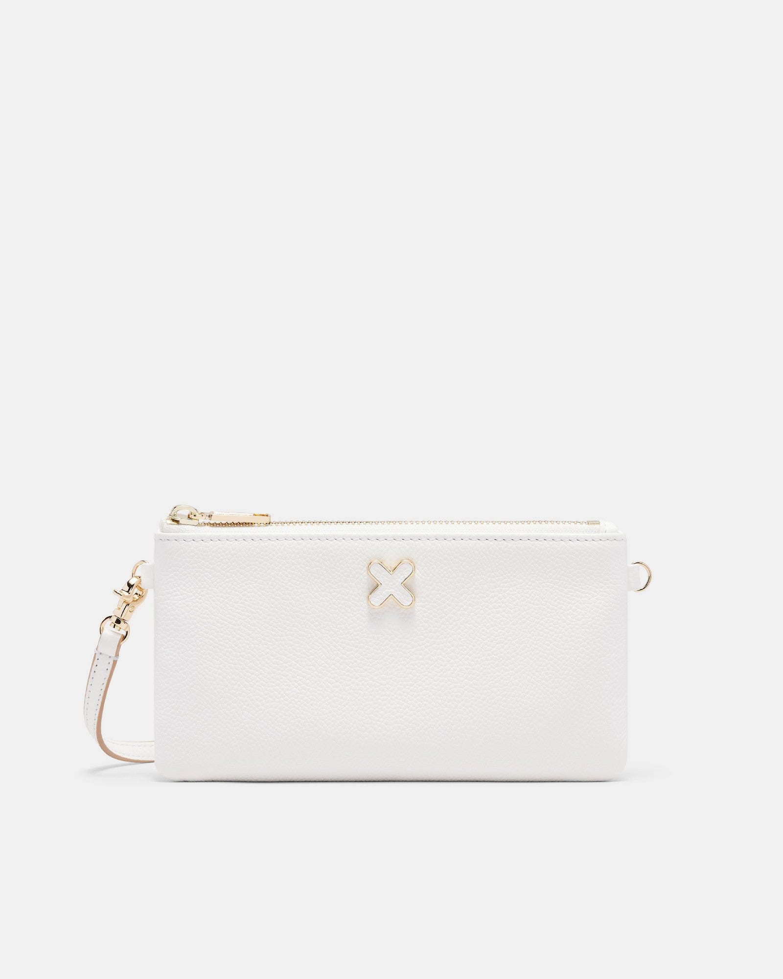 Hendrix Pouch Crossbody Bag - White