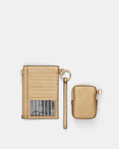 Classico Travel Duo Pouch - Light Gold