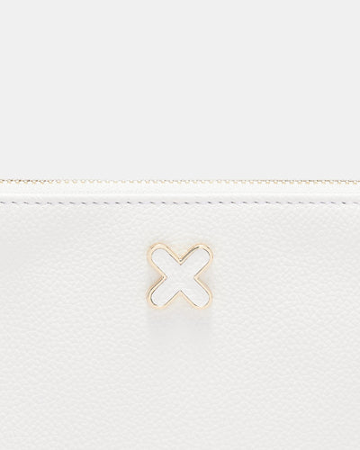 Hendrix Small Pouch - White