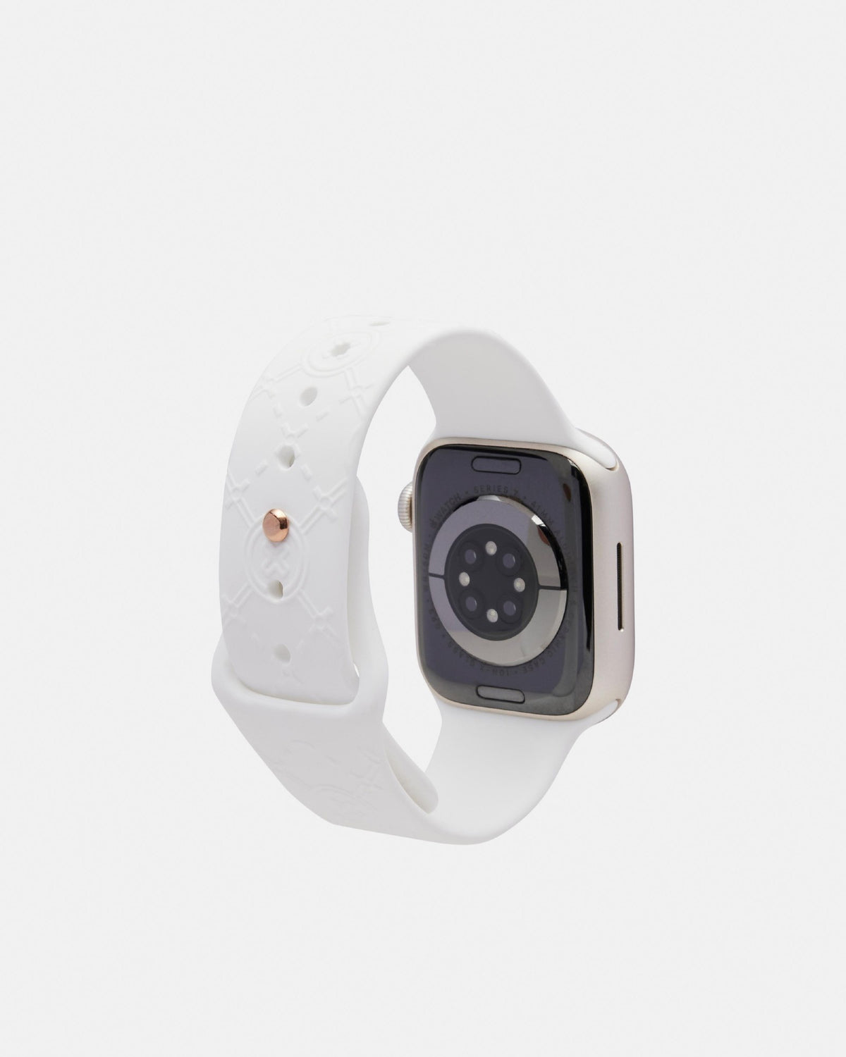 40mm Mim-Gram Silicone Watch Band - White