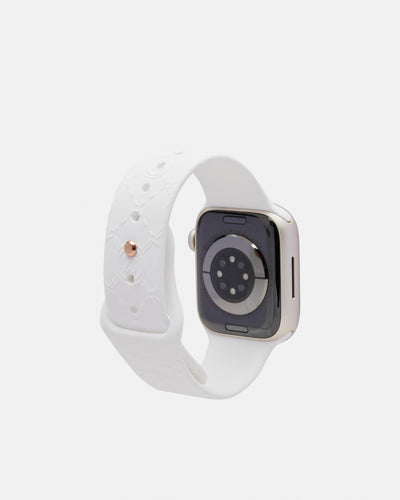 40mm Mim-Gram Silicone Watch Band - White