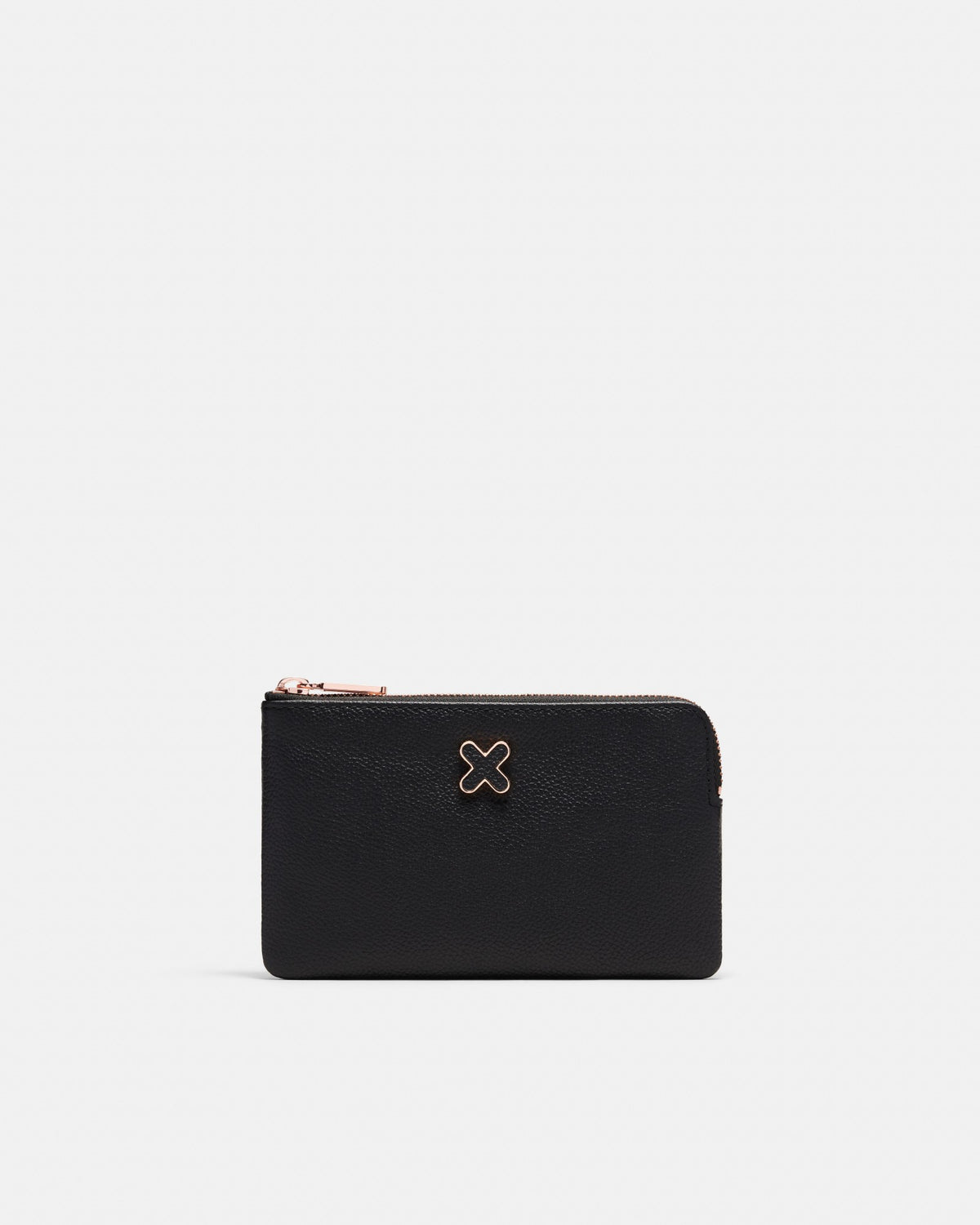 Hendrix Small Pouch - Black Rose Gold