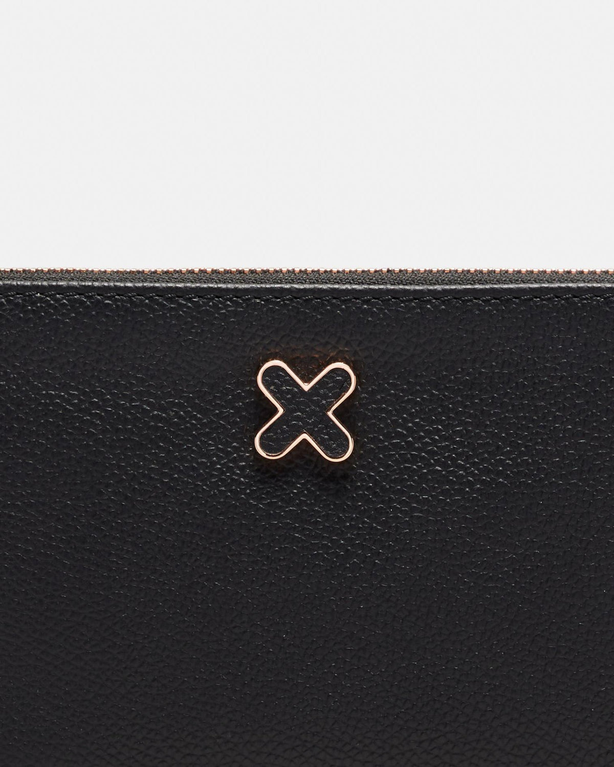 Hendrix Small Pouch - Black Rose Gold