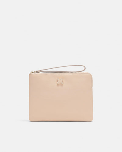 Hendrix Medium Pouch - Almond