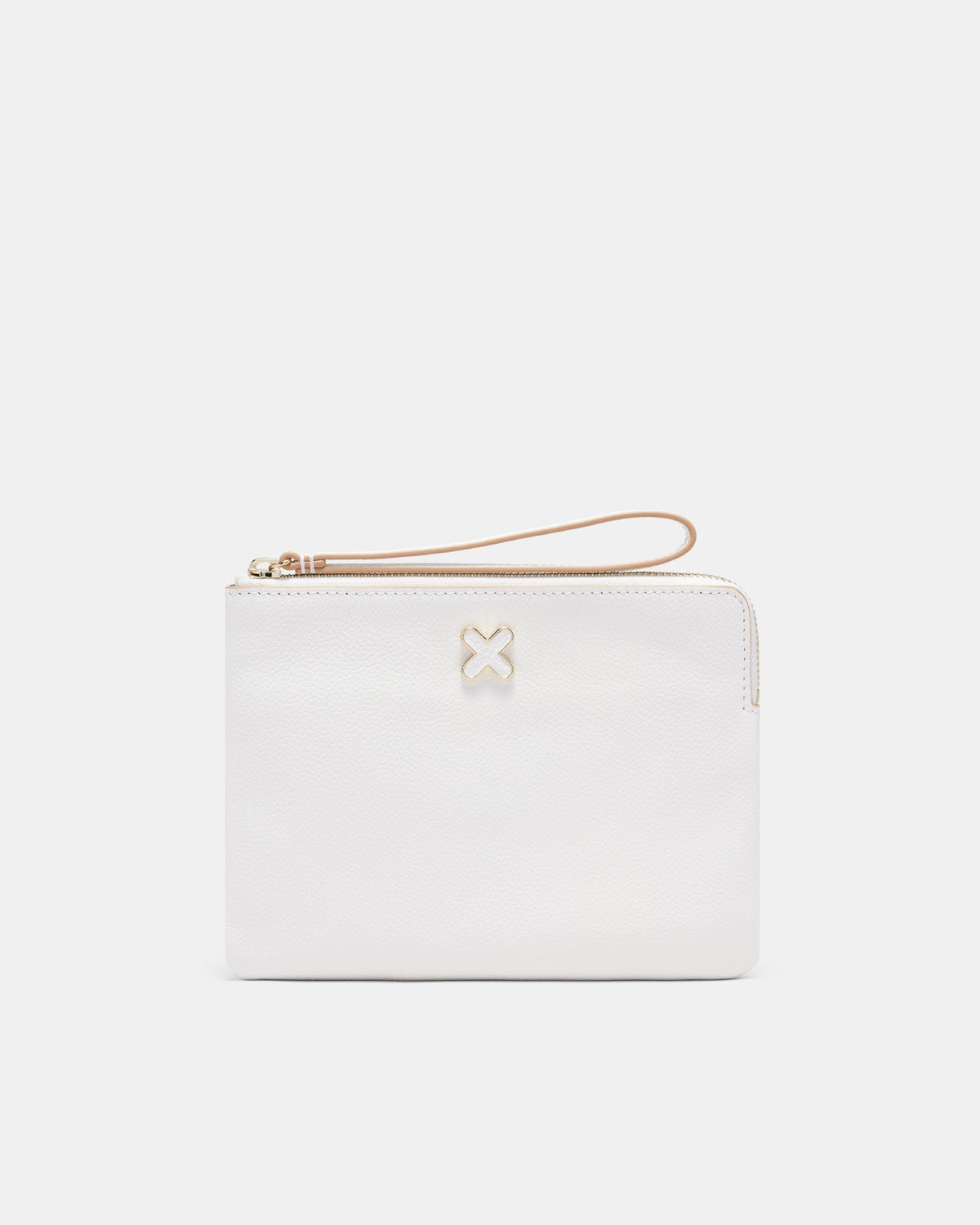 Hendrix Medium Pouch - White