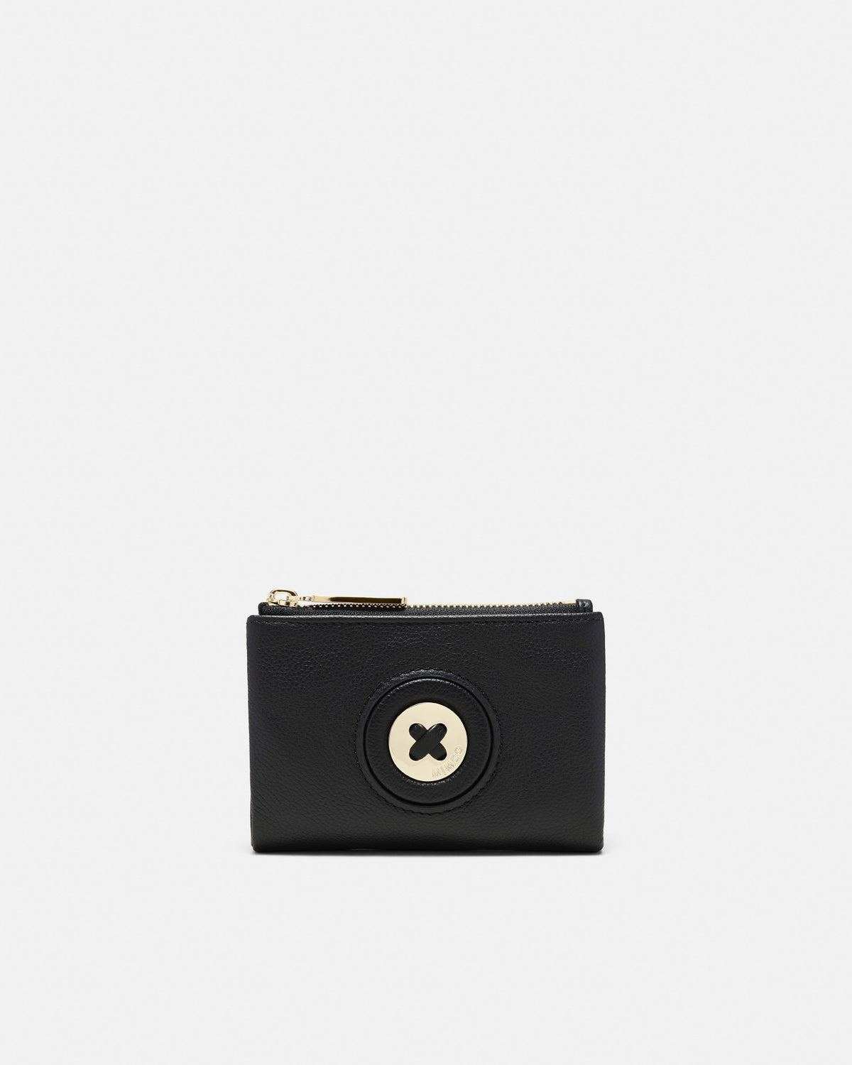 Mim-Mazing Medium Wallet - Black Light Gold