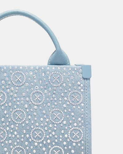 Mim-Gram Sparkle Crossbody Bag - Denim