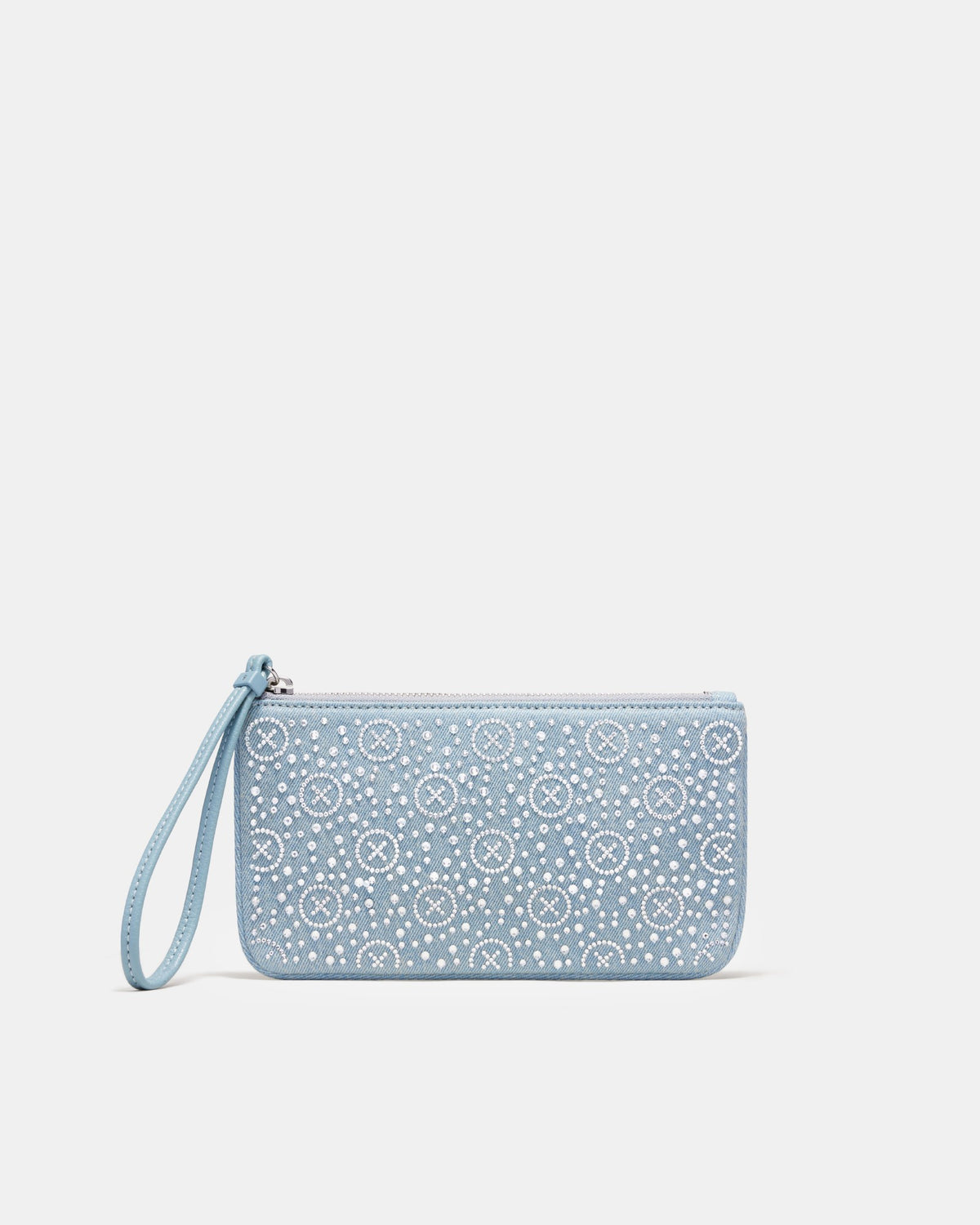 Mim-Gram Sparkle Pouch - Denim