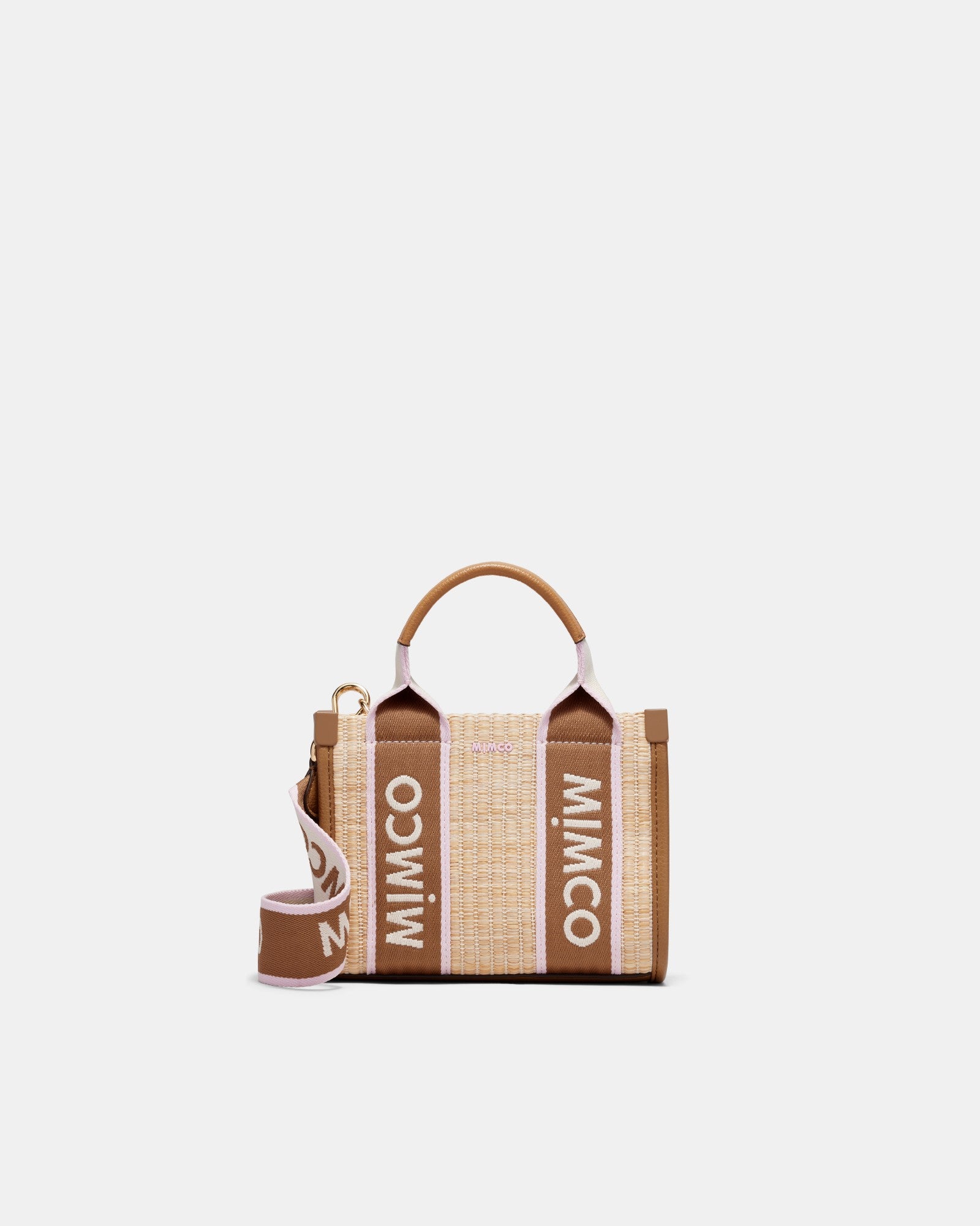 Stevie Micro Tote Crossbody Bag - Natural Caramel