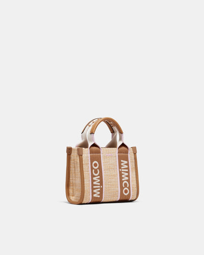 Stevie Micro Tote Crossbody Bag - Natural Caramel