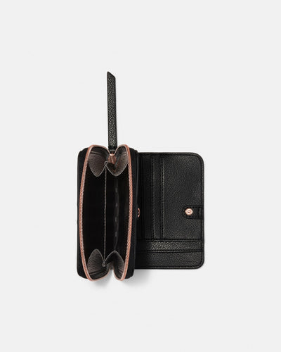 Flashback Wallet and Bracelet Gift Set - Black Rose Gold