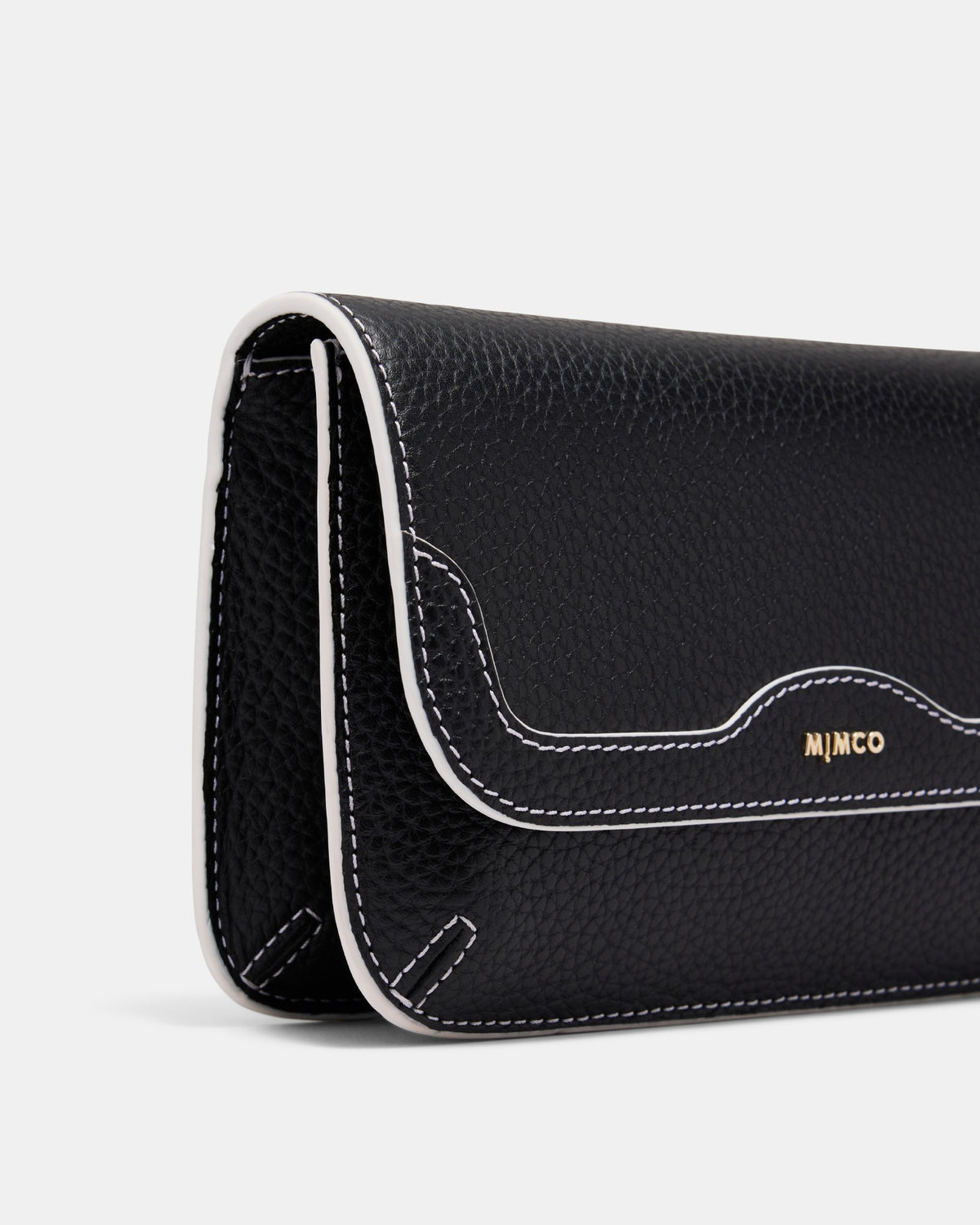 Jett Flapover Crossbody Bag - Black Light Gold