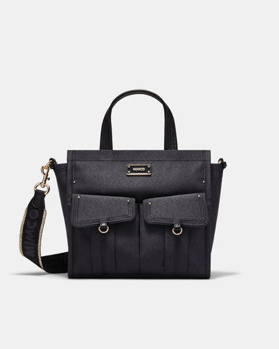 Utility Tote Bag - Black Light Gold