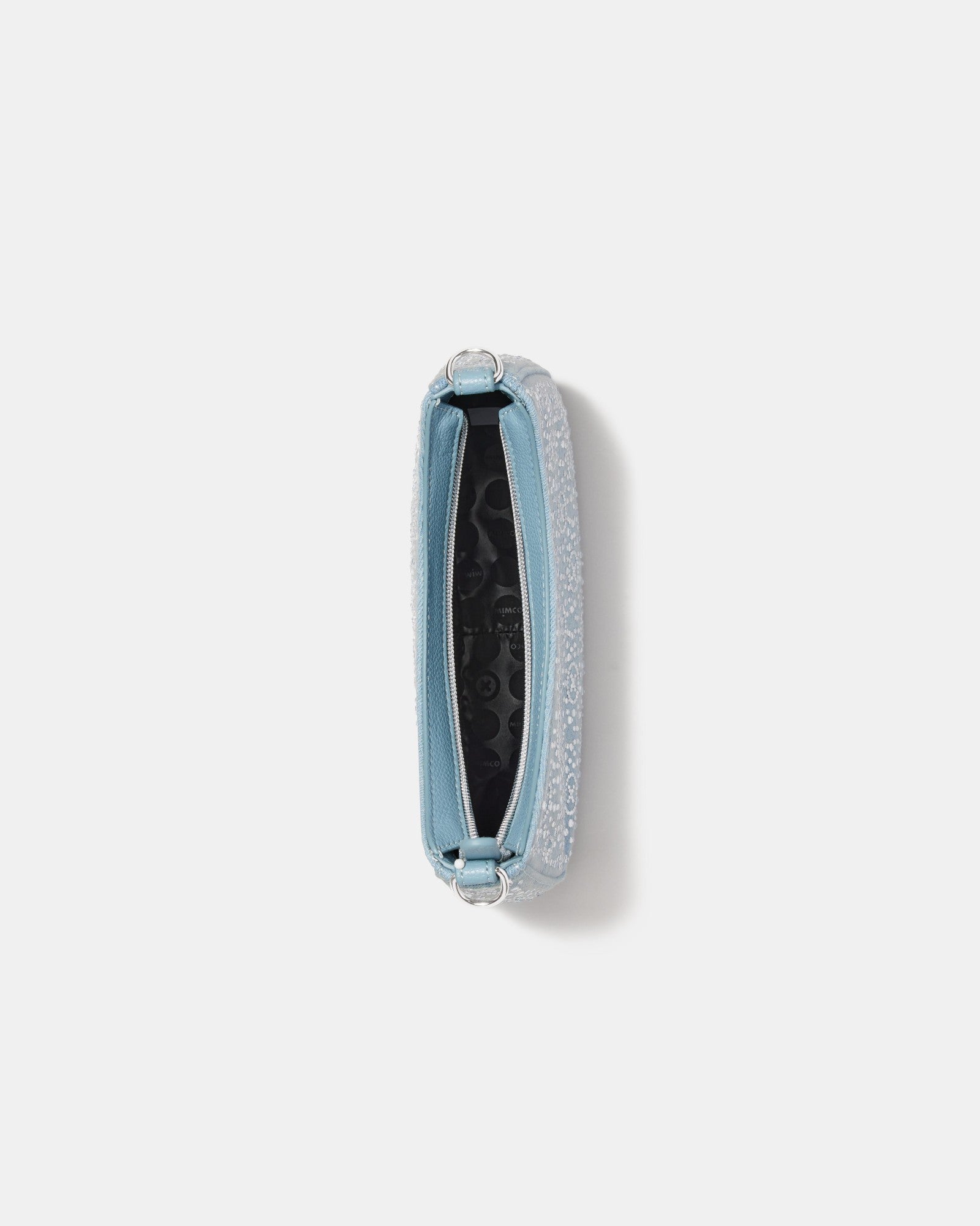 Mim-Gram Sparkle Shoulder Bag - Denim