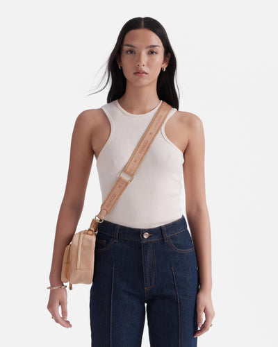 Mim 96 Webbing Bag Strap - Almond