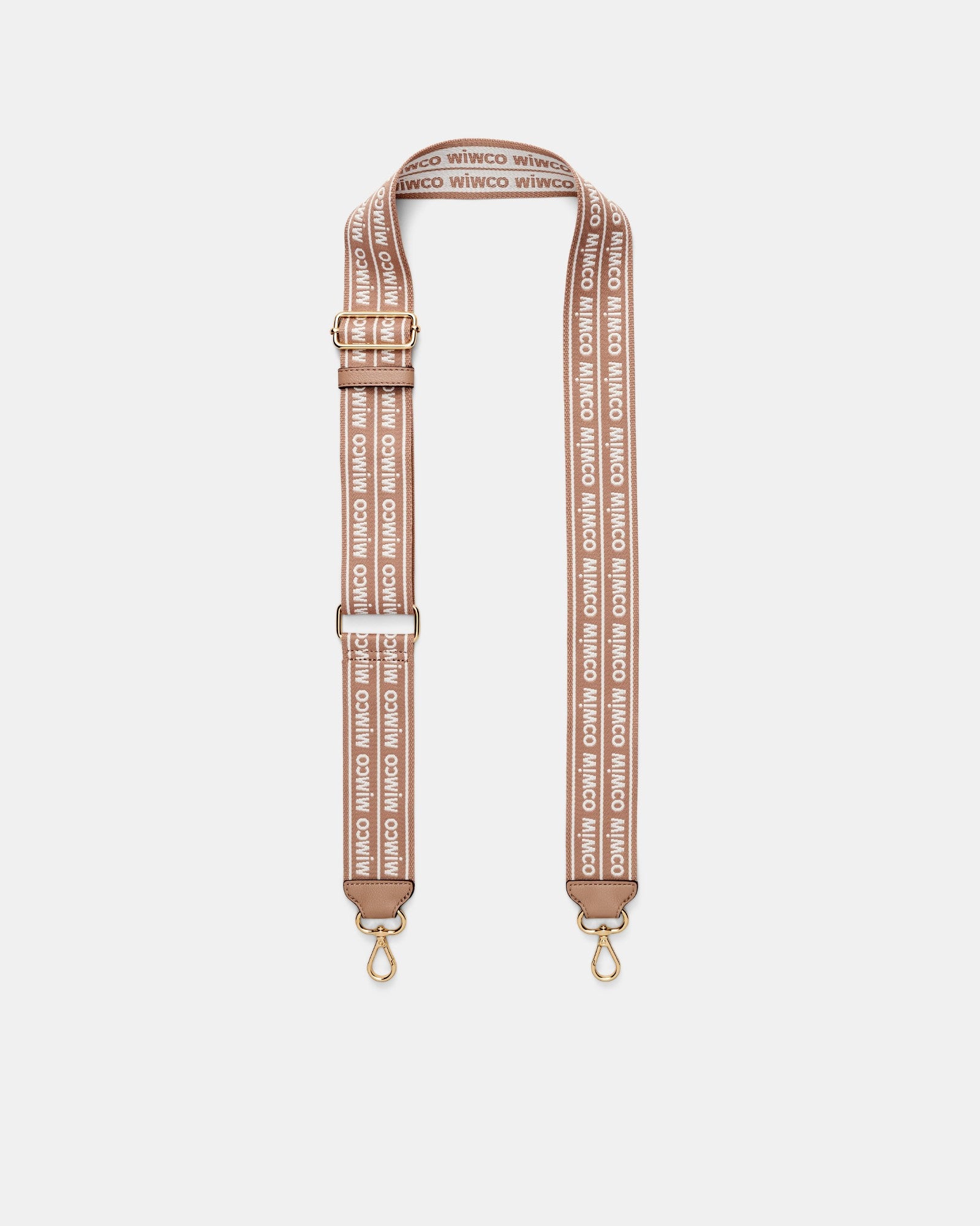 Mim Duo Webbing Bag Strap - Almond