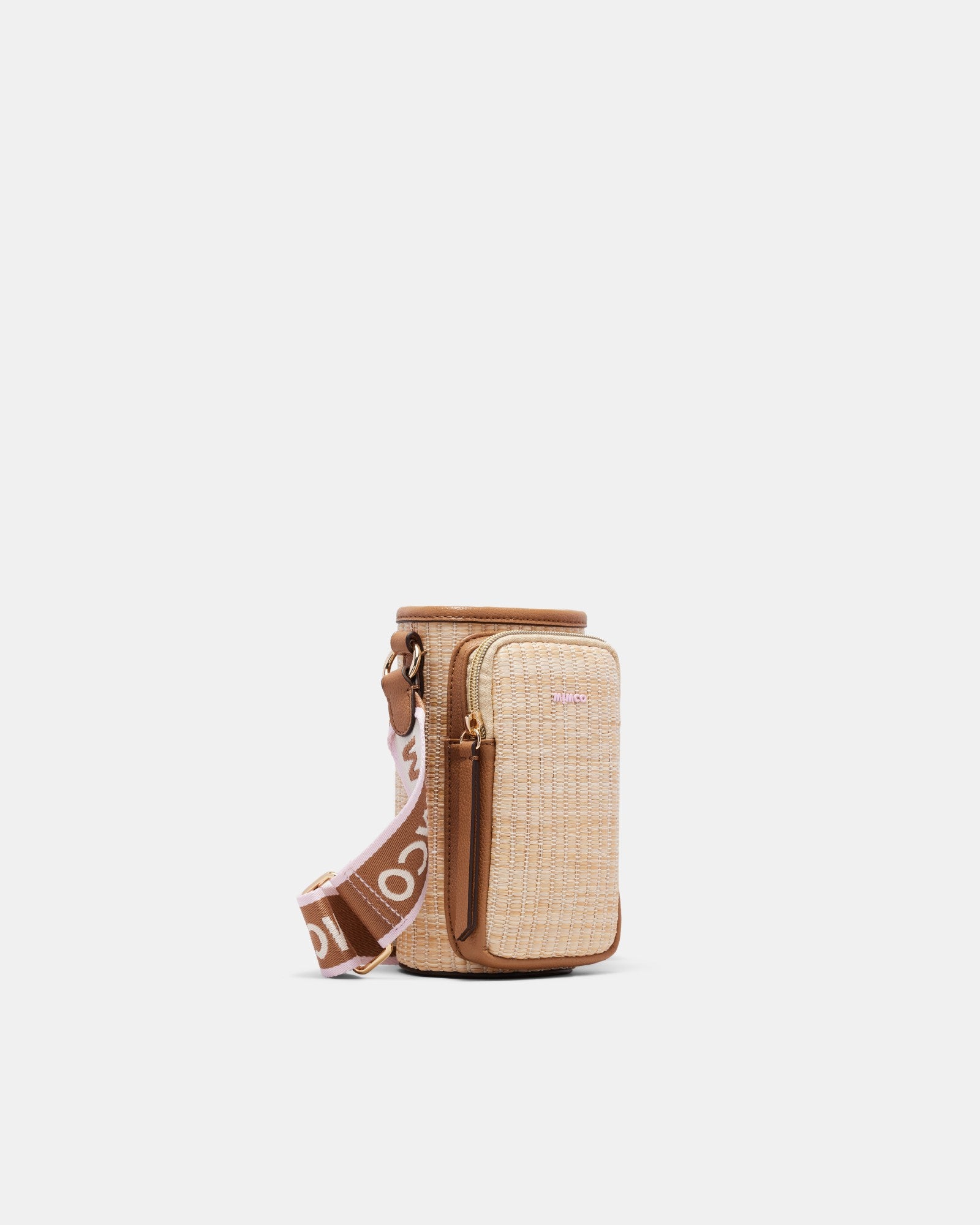 Stevie Drink Crossbody Bag - Natural Caramel