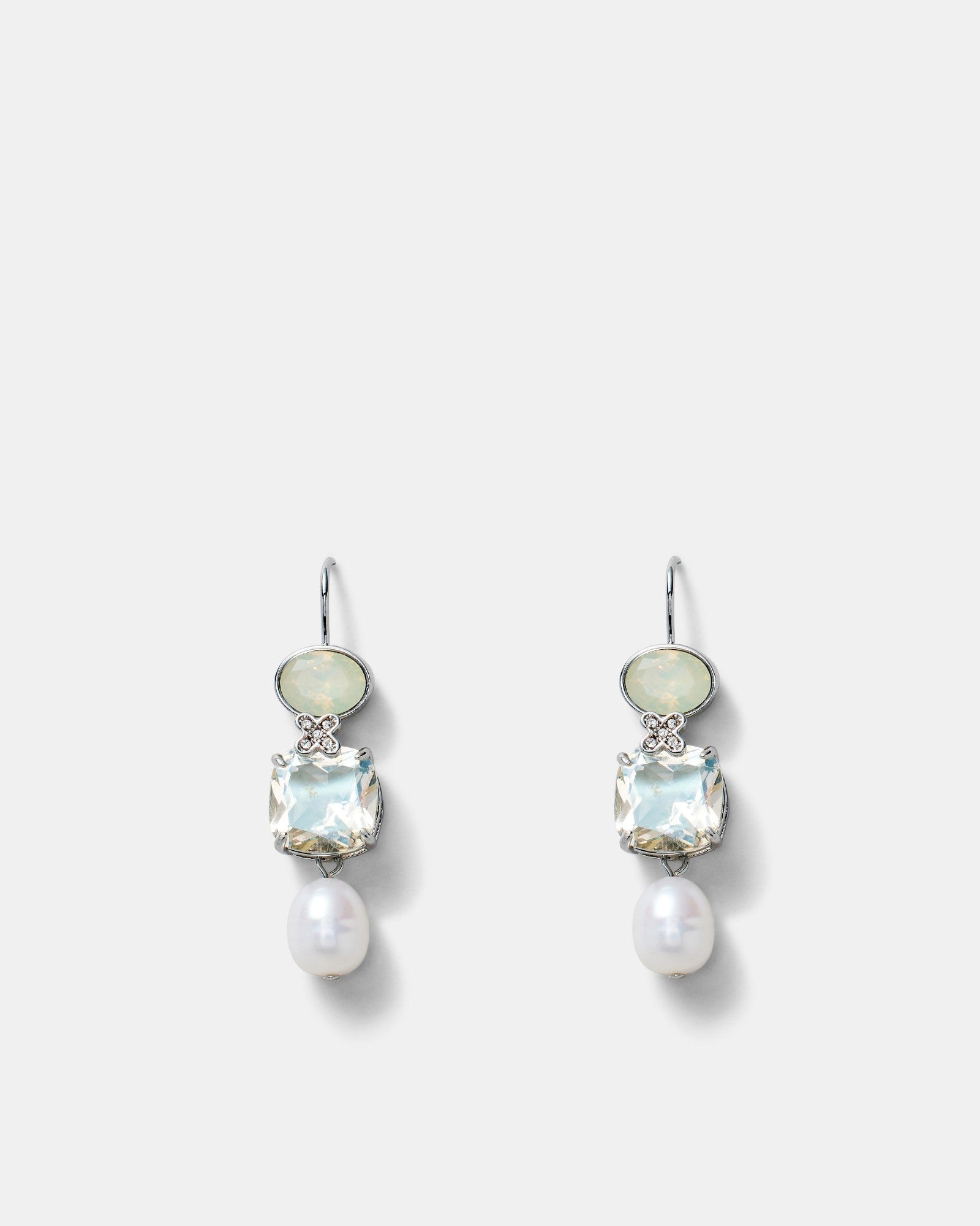 Indulge Hook Earrings - Pearl