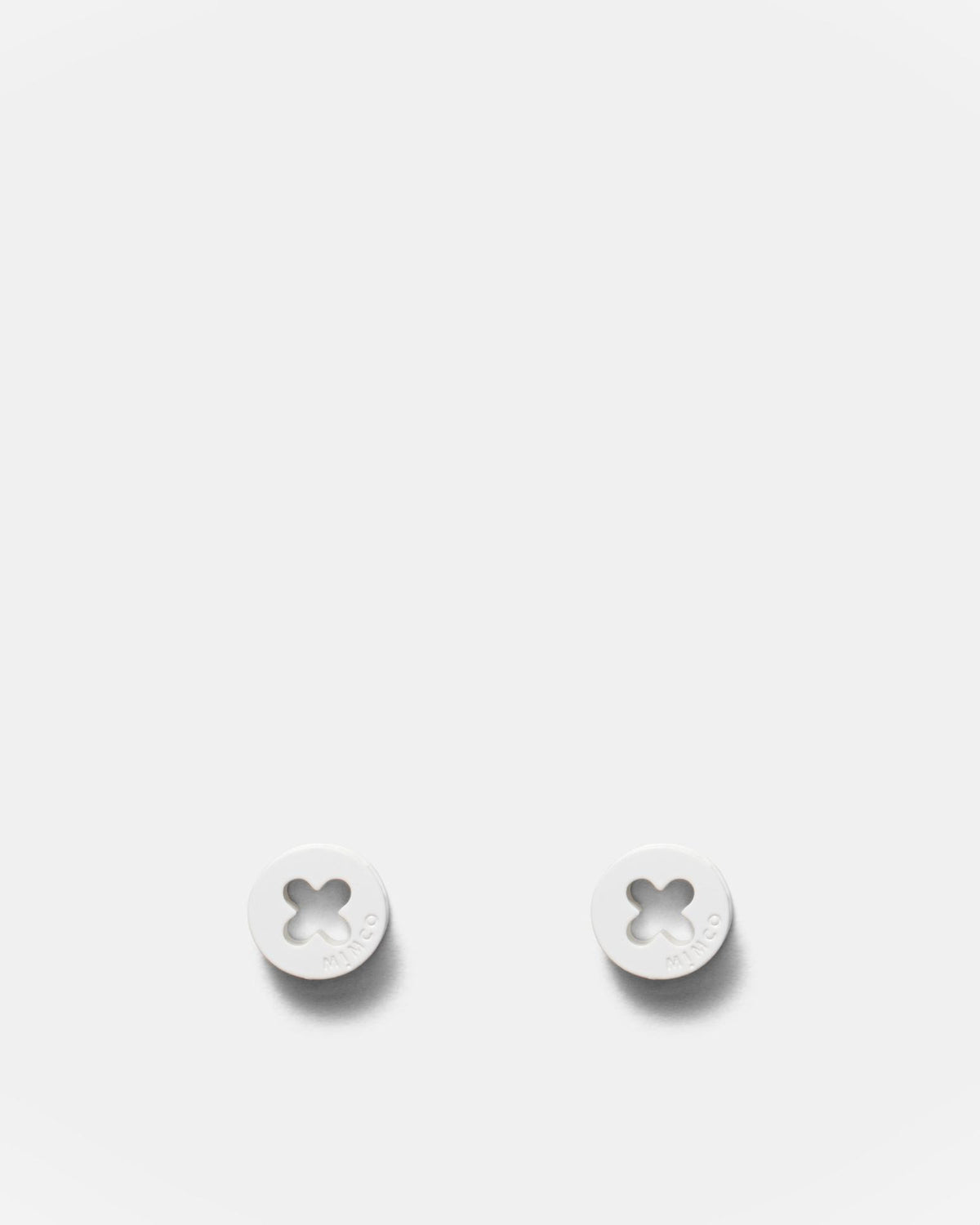 Revive Stud Earrings - White