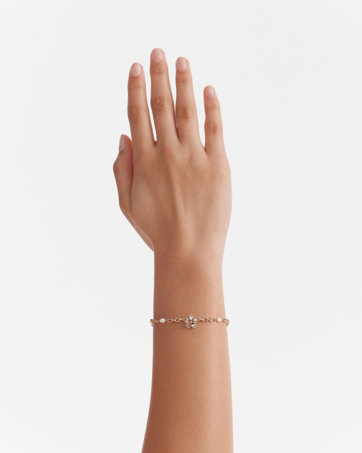 Fleur Toggle Bracelet - Rose Gold