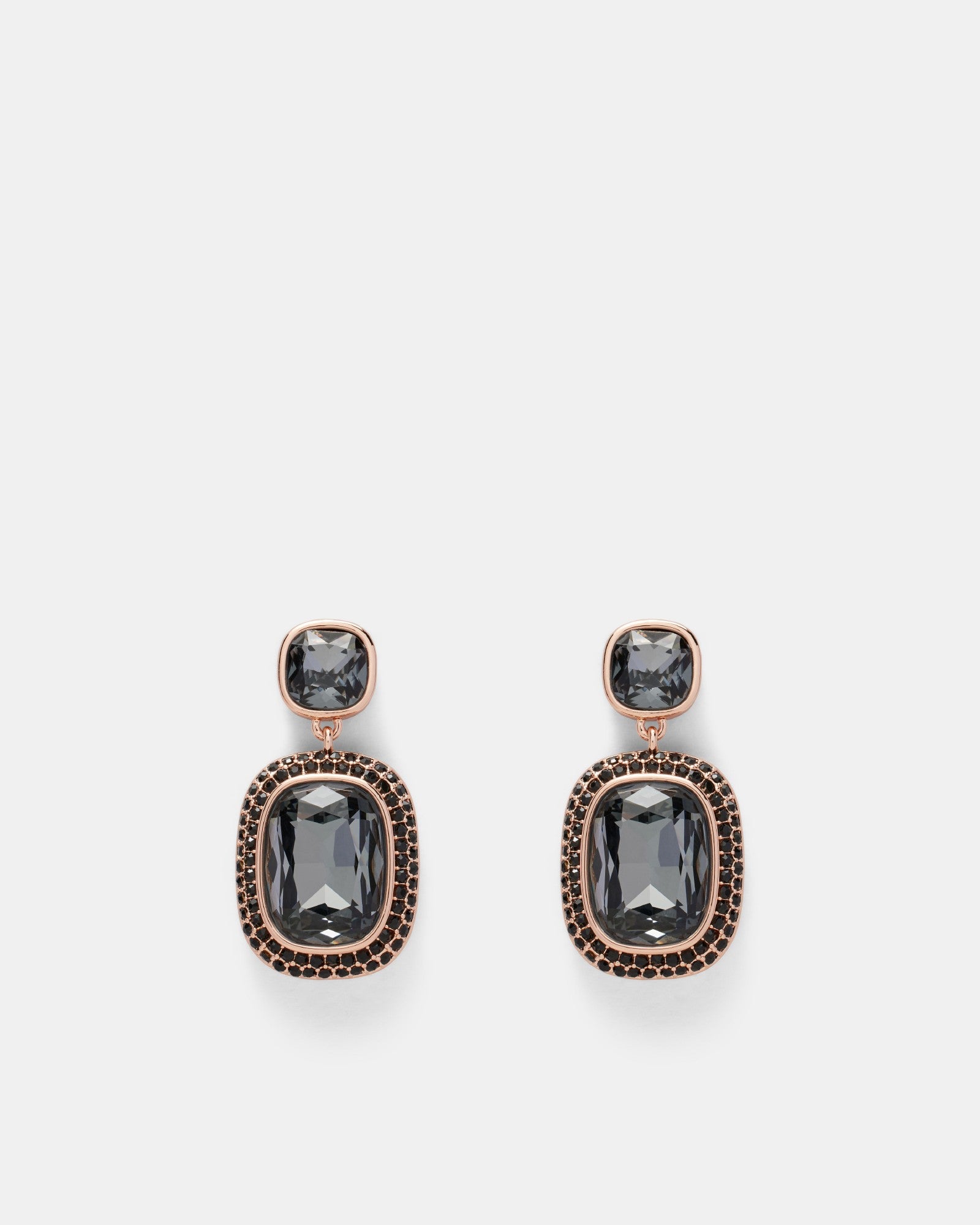 Hype Drop Earrings - Black