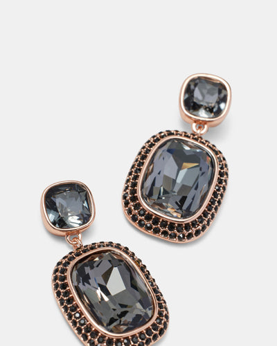 Hype Drop Earrings - Black