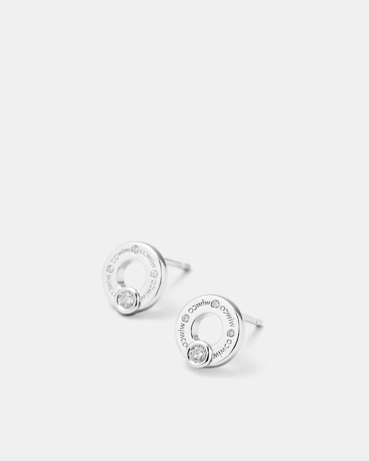 Mimkey Stud Earrings - Silver