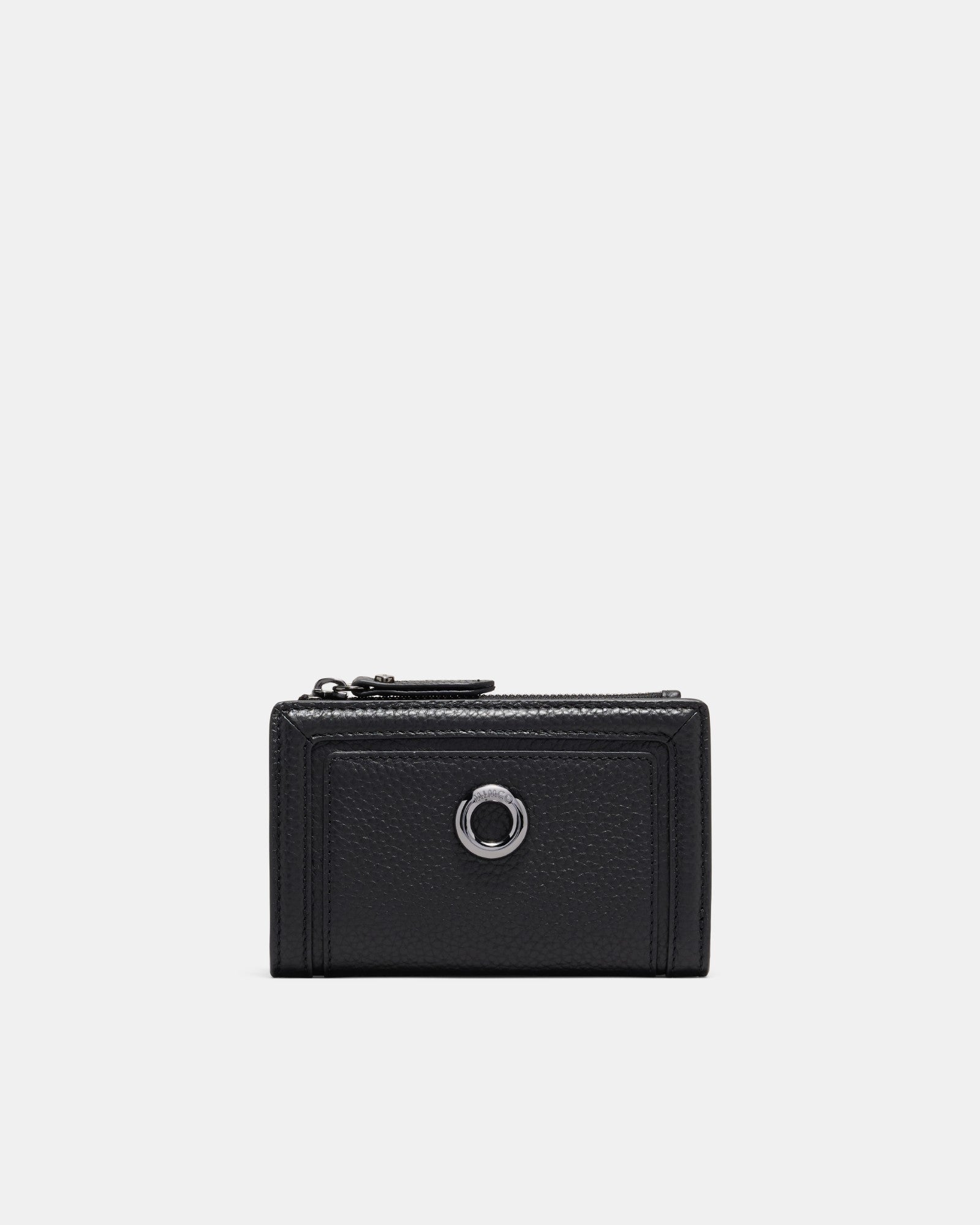 Orbit Medium Fold Wallet - Black Gunmetal