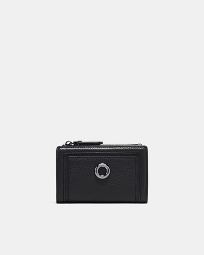 Orbit Medium Fold Wallet - Black Gunmetal