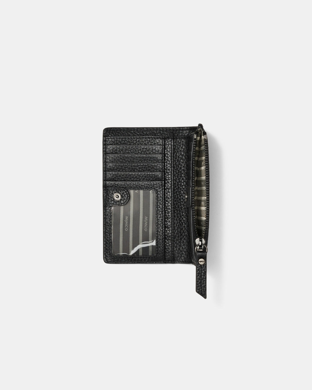 Orbit Medium Fold Wallet - Black Gunmetal