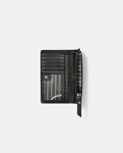 Orbit Medium Fold Wallet - Black Gunmetal
