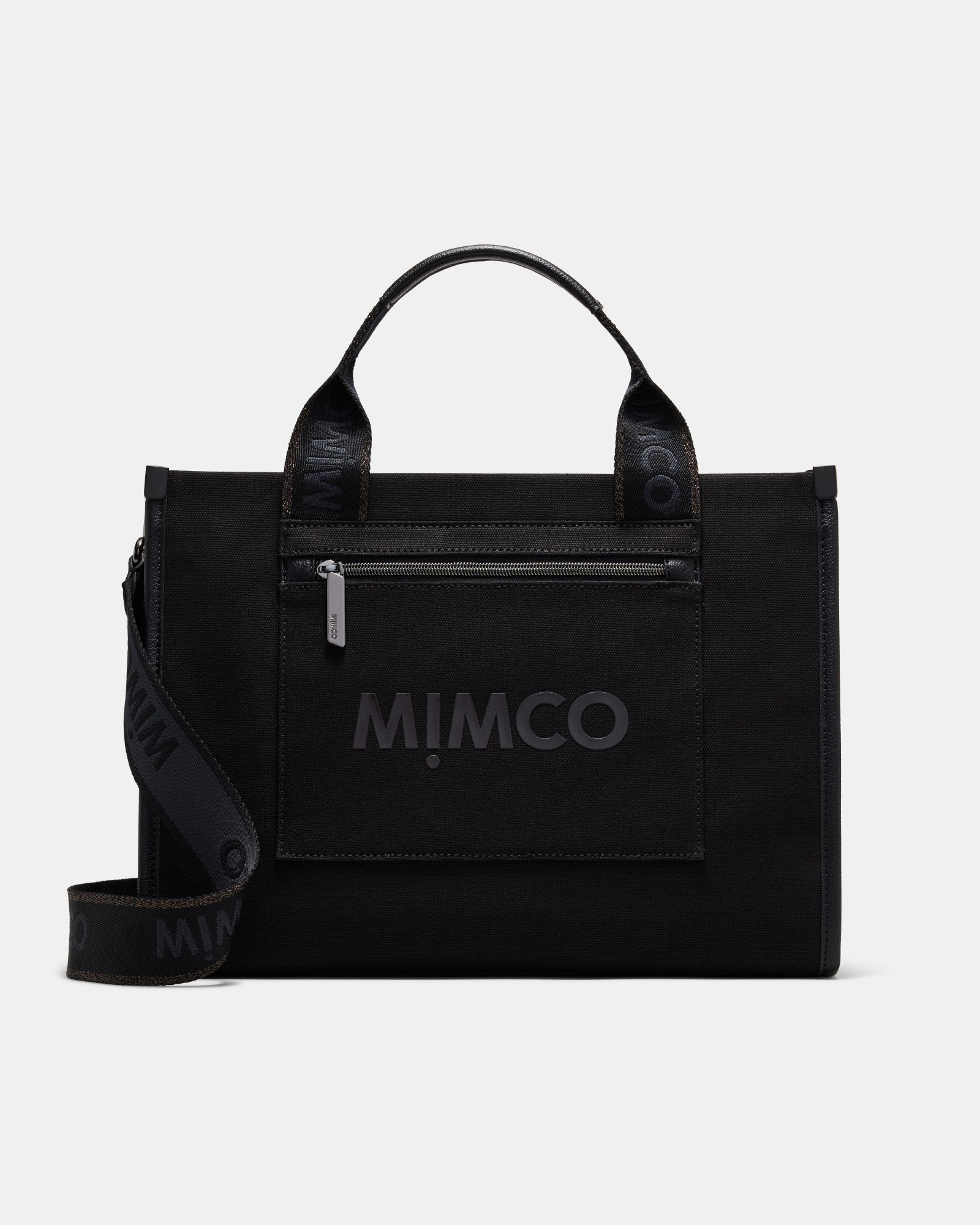 Patch Tote Bag - Black Gunmetal